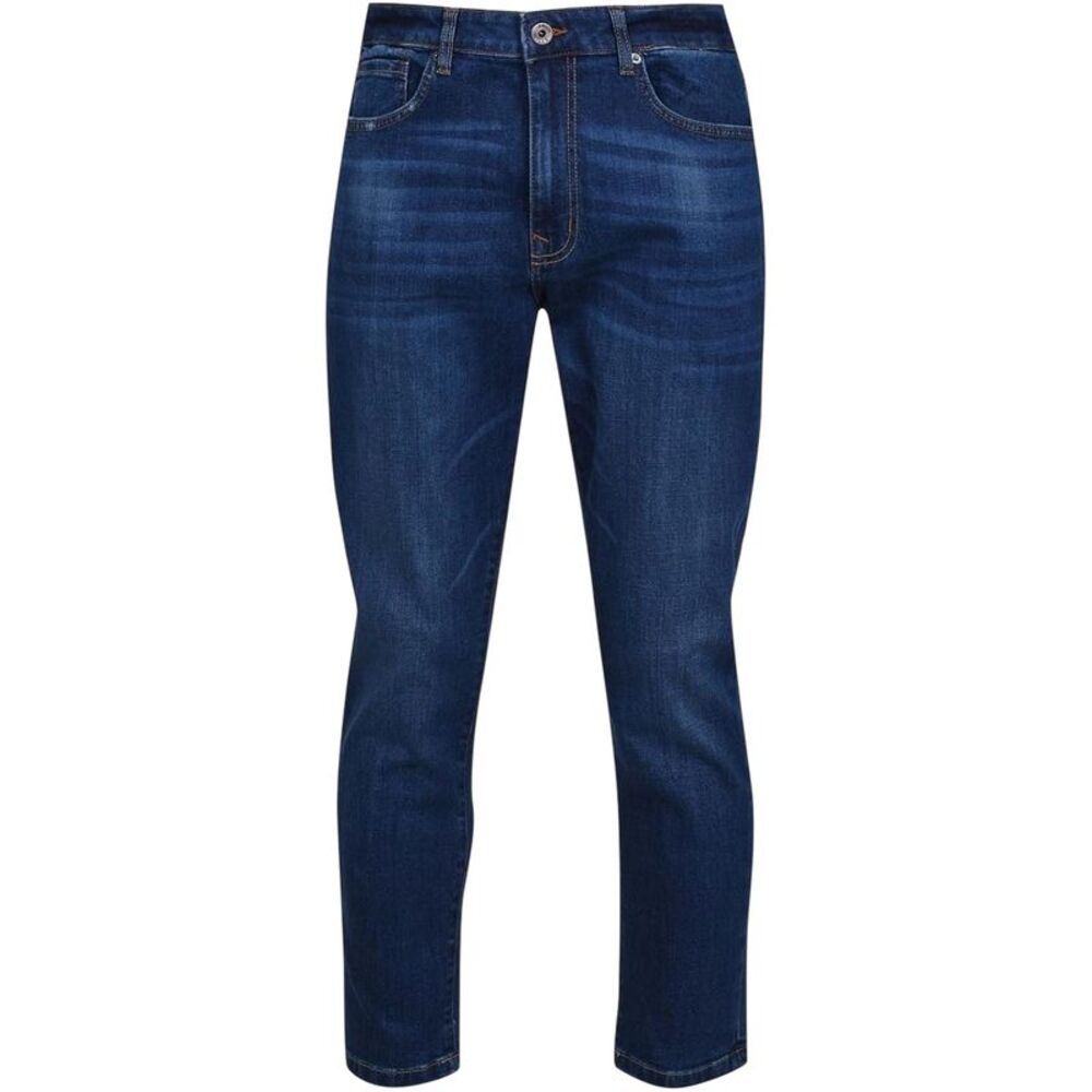 Jack Wills Mens Denim Faded Slim Jeans / Indigo Blue